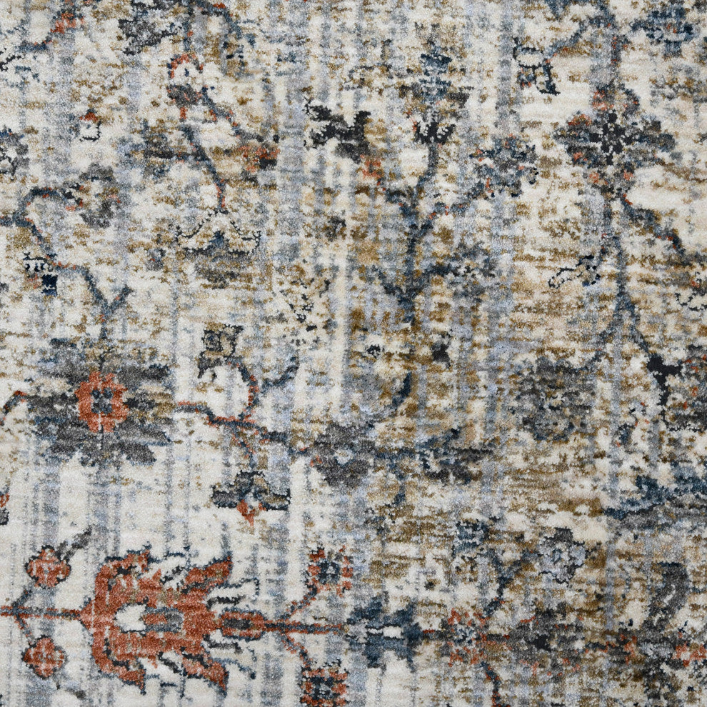 Vermont Glidel Area Rug, Ivory, 5'3" x 7'6", Bordered