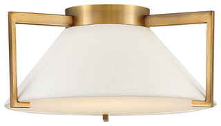 Calla Flush Mount, Brushed Bronze