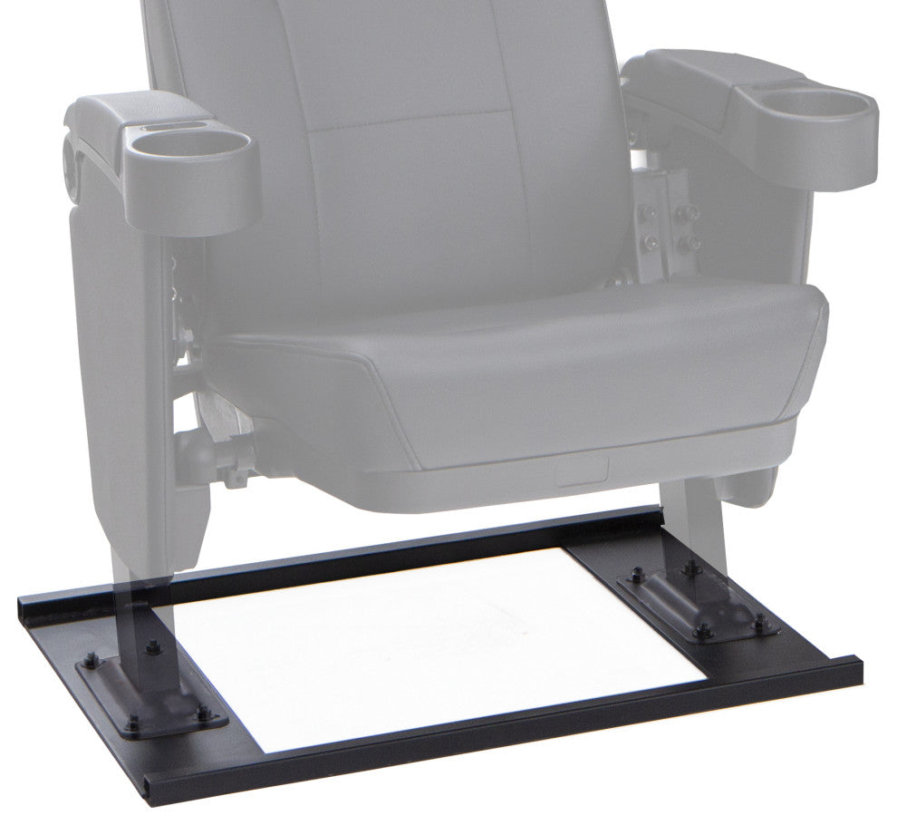 Seatcraft Montago Movie Theater Seating, Black, Row of 3