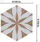 Llama Flower Loire Porcelain Floor and Wall Tile Sample