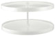 Polymer Full Circle 2-Shelf Lazy Susan for Corner Base Cabinet, White, 32"W