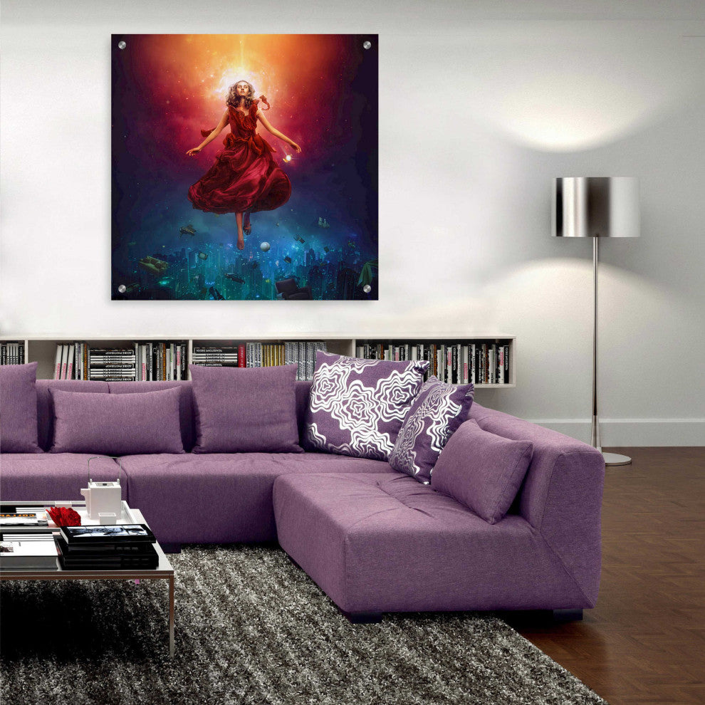 Epic Art 'Elevate' by Mario Sanchez Nevado, Acrylic Glass Wall Art, 36"x36"