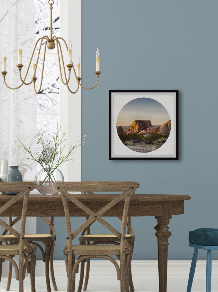 "Bryce Canyon Boulders" Framed Painting Print, 18x18