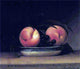 Raphaelle Peale Fox Grapes and Peaches, 20"x25" Wall Decal