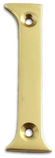 3" Brass Numeral, 1, Polished Brass