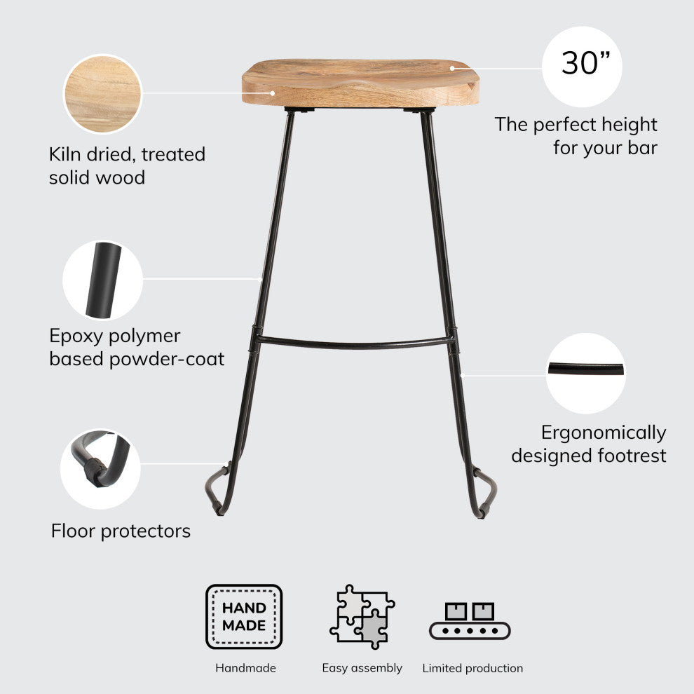 Lara Bar Stool, Set of 2