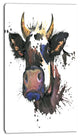 Beautiful Cat Watercolor Graphic, Animal Canvas Wall Art, 16"x32"