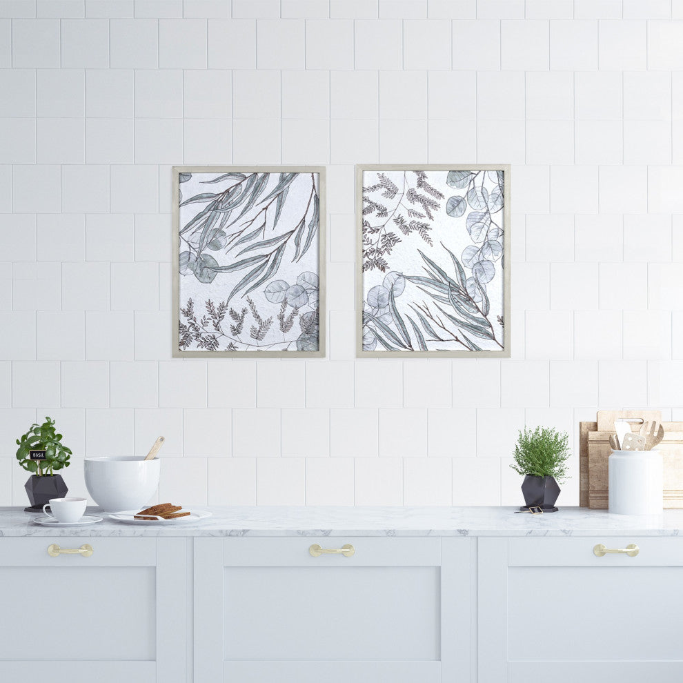 Botanical Themed Framed Wall Art