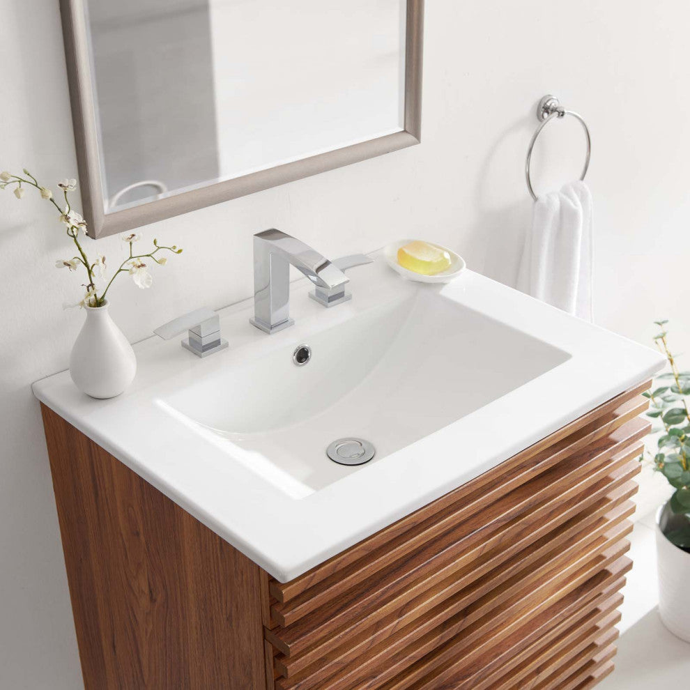 Cayman 24" Bathroom Sink White