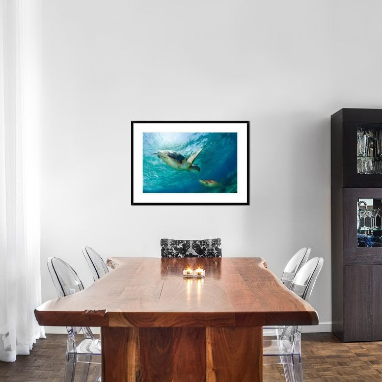 "Contact" Framed Digital Print by Andrey Narchuk, 38x27"