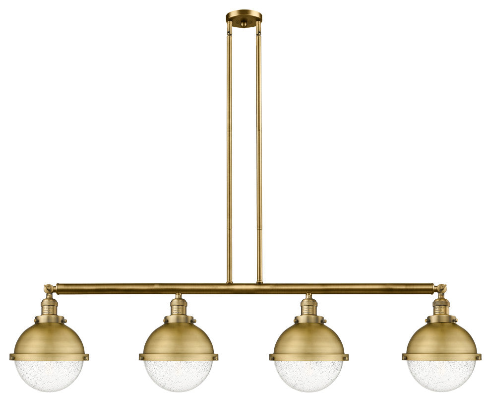 INNOVATIONS 214-BB-HFS-84-BB 4-Light Island Light Brushed Brass