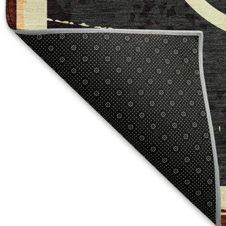 Addison Premium Washable Mayfield AMF166 black 5' x 7'6" Rug