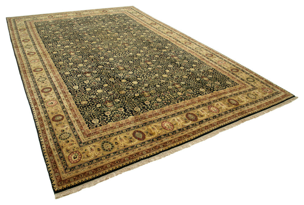 Rug N Carpet - Handmade Oriental 11' 9" x 17' 9" Oversize Oushak Area Rug