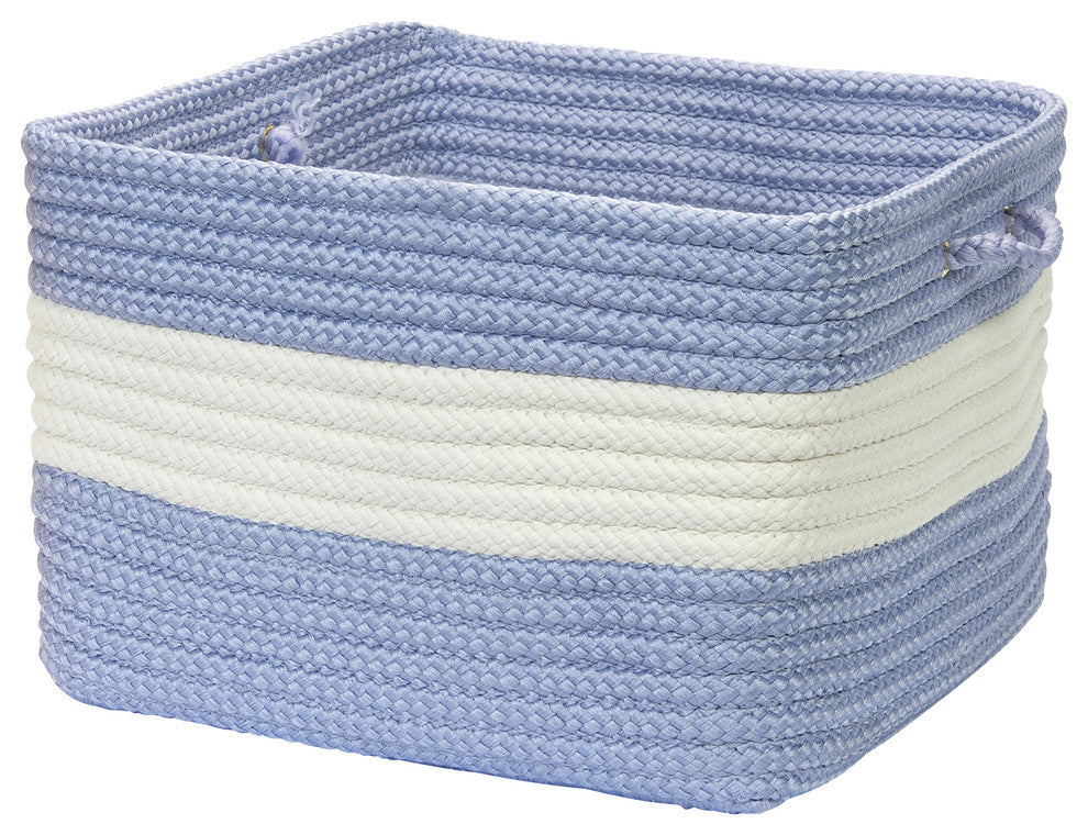 Rope Walk, Amethyst Utility Basket, 18"X12"