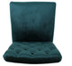 GDF Studio Hallie Traditional Teal New Velvet Armless Dining Chairs, Set of 2