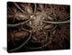 "Light Purple Metallic Fabric Pattern" Digital Wall Art, 20"x12"