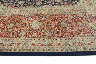 Heirloom Ravi Navy/Red Rug, 8'11x12'0