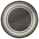 8" Round Black Framed Indoor Outdoor Area Rug