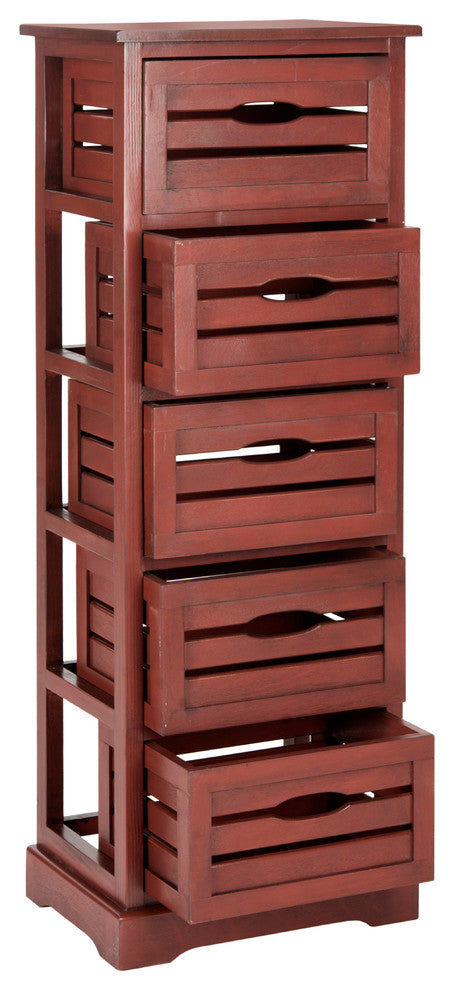 Sarina Cabinet - Red