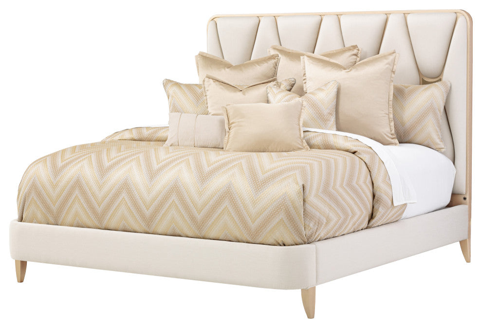 Infinity 9-Piece Queen Duvet Set - Gold