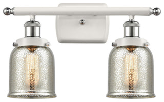 Innovations 916-2W-WPC-G58-LED 2-Light Vanity Light, White, Polished Chrome