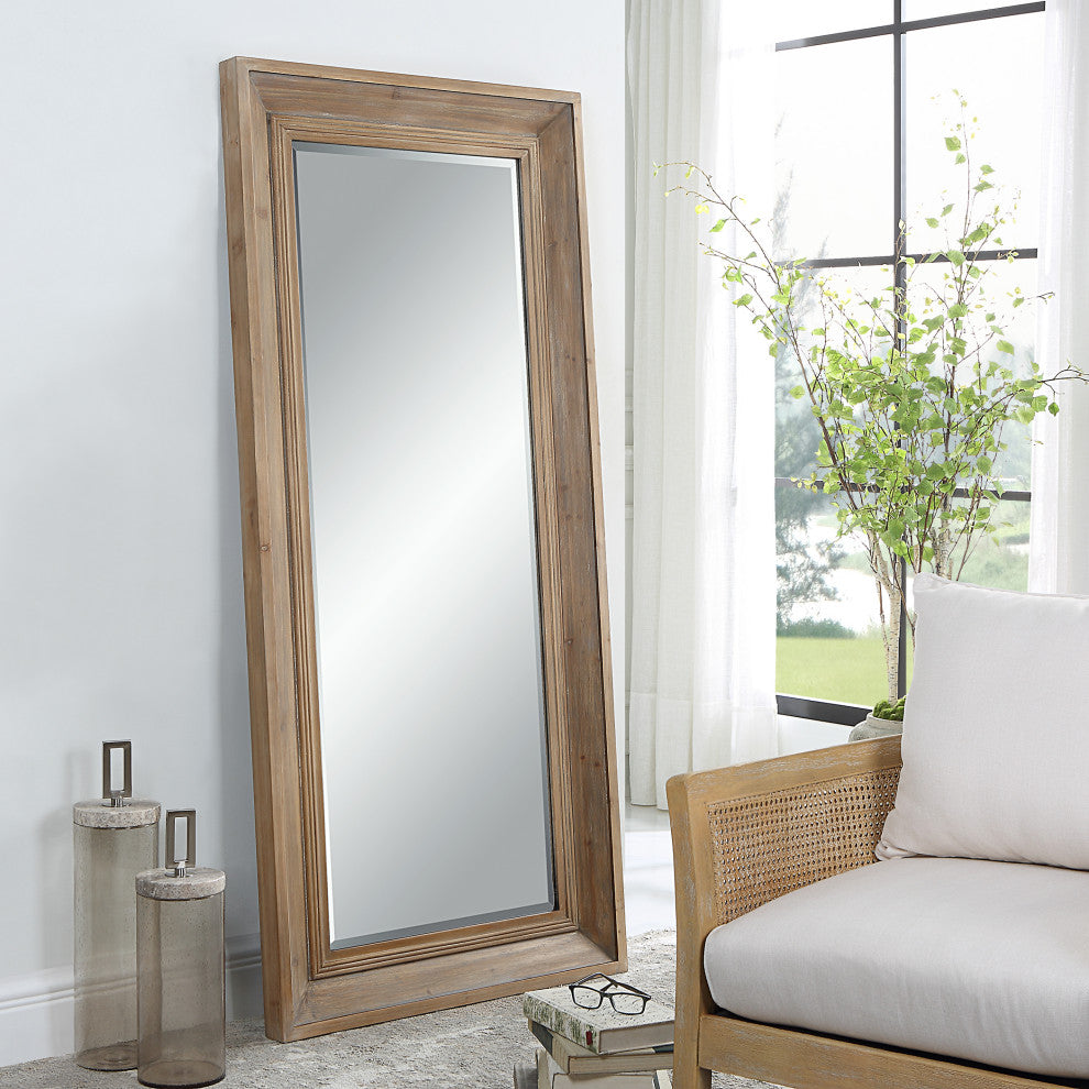 Uttermost 09913 Missoula Large Natural Wood Mirror