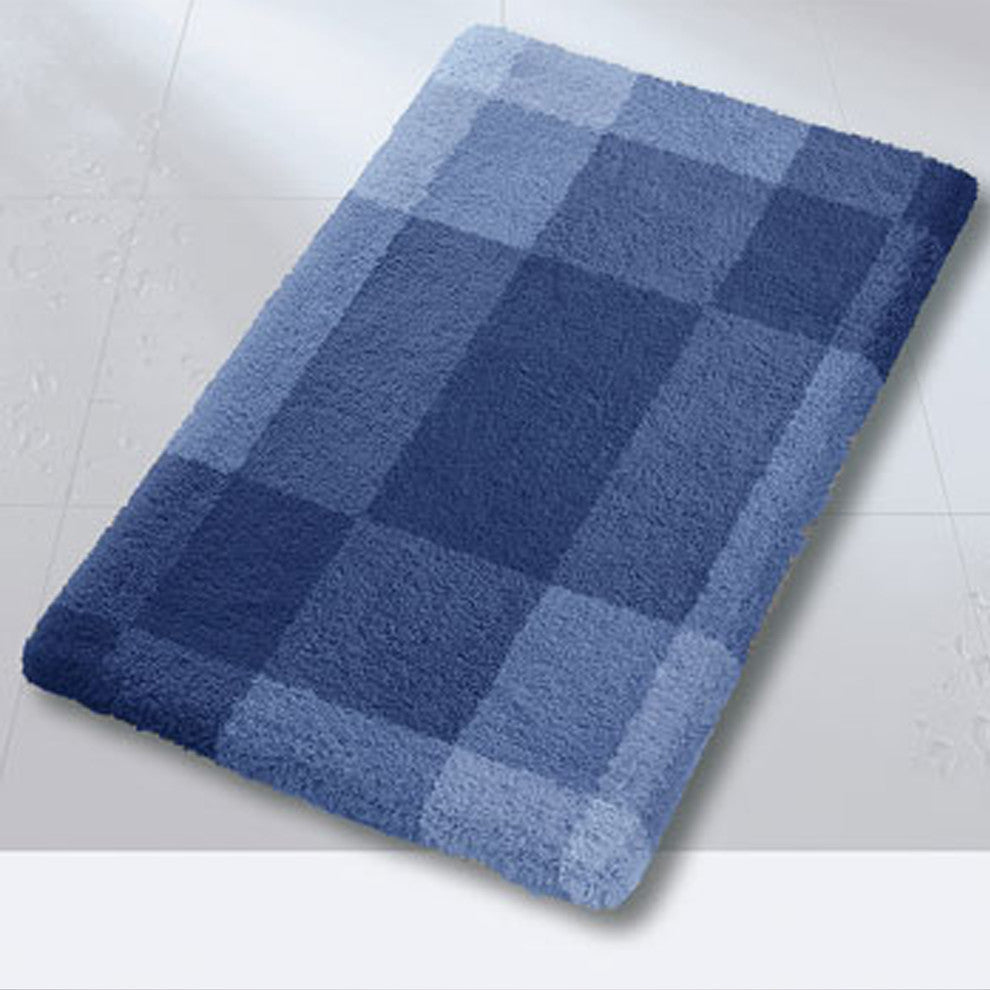 Blue Bathroom Rugs, Mix, Medium
