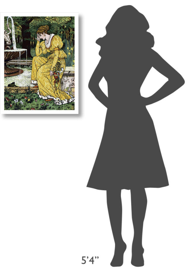 "Frog Prince - In Yellow" Digital Paper Print by Walter Crane, 20"x26"