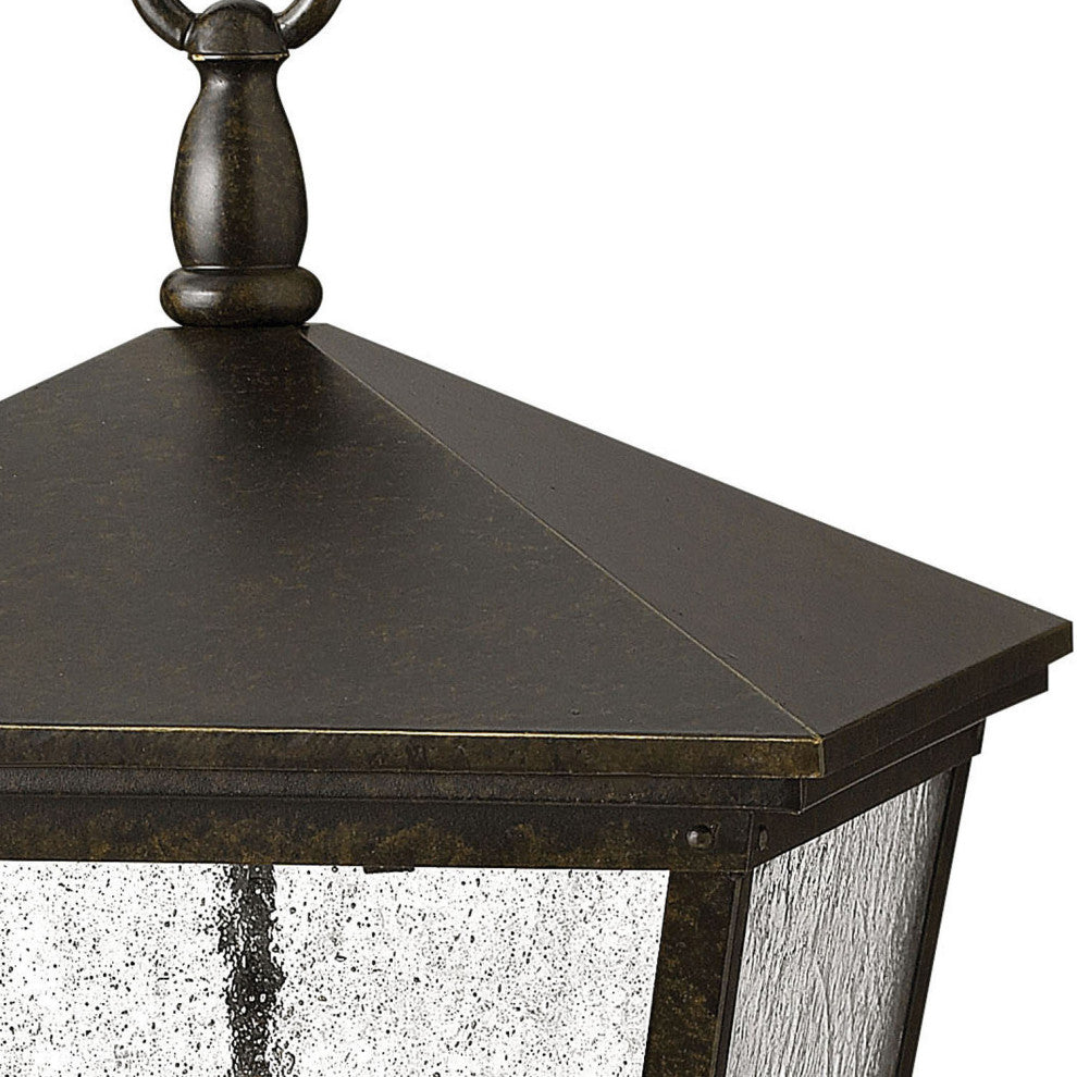 Hinkley Trellis Medium Pier Mount Lantern, Regency Bronze