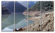 "Majestic Mountain Lake Panorama" Landscape Wall Art, 4 Panels, 48"x28"