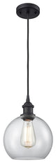 Innovations Lighting 516-1P-BK-G122-8 Athens 1 Light 8" Mini Pendant