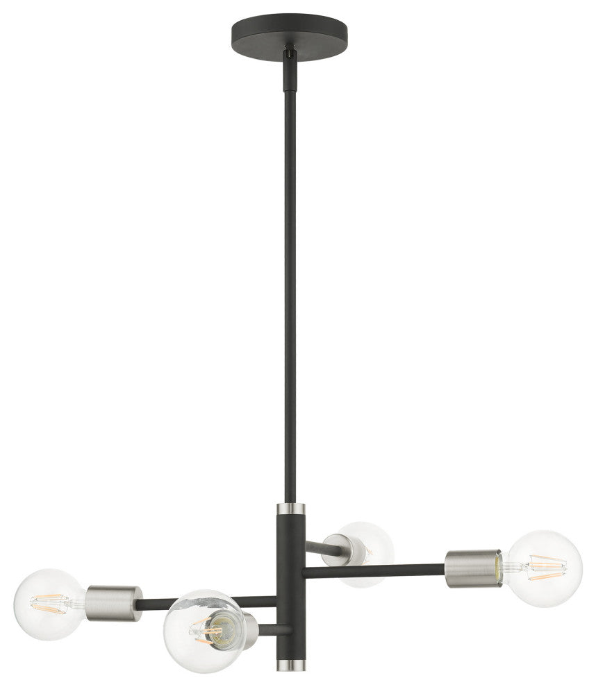 Black Modern, Urban, Scandinavian, Chandelier