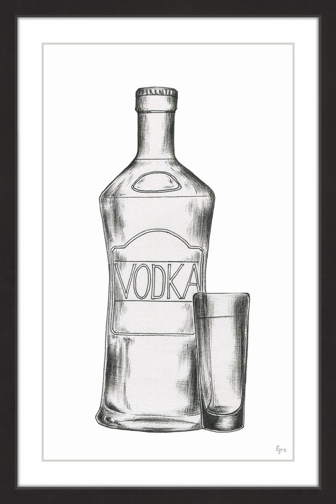 "Vodka" Framed Painting Print, 30"x45"