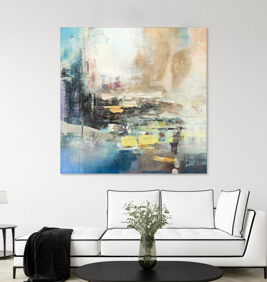 Awaken I - 54 x 54 by Nancy Ngo