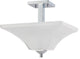 Nuvo 2-Light Parker Collection Semi-Flush Mount Lighting Fixture