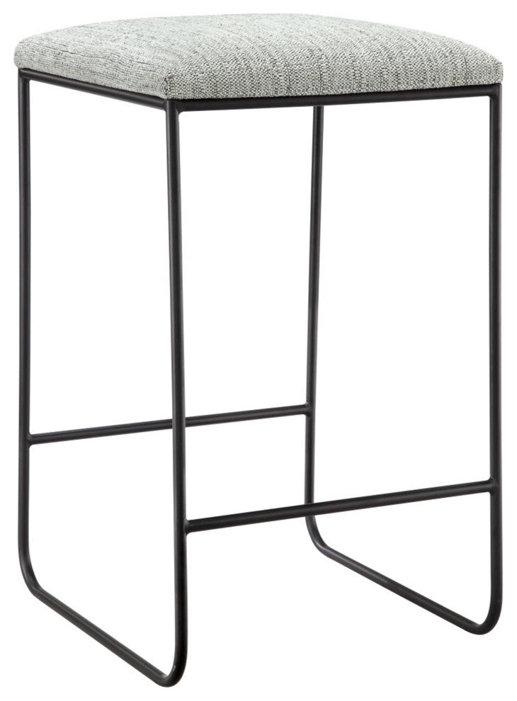Martha Stewart Hastings Backless Counter Stool with Metal Legs