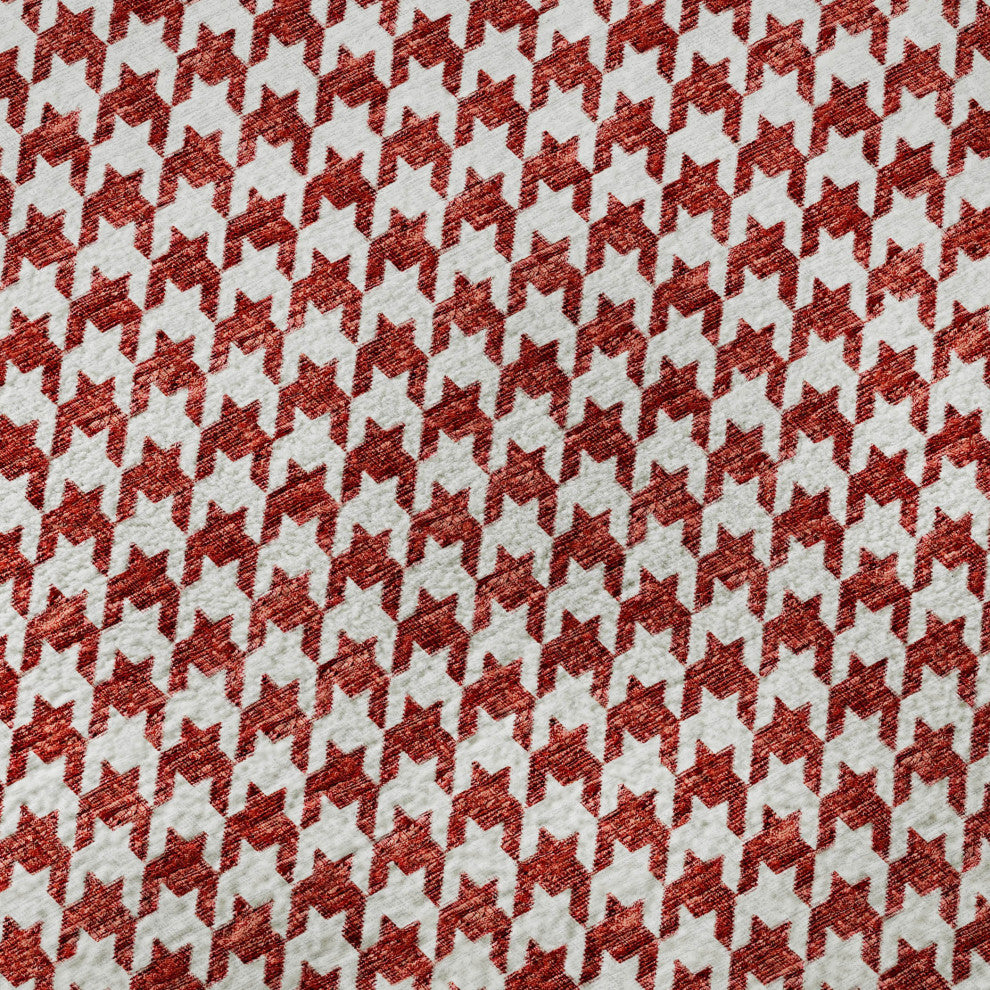 Addison Premium Washable Mayfield AMF137 Red 10'' x 14'' Rug