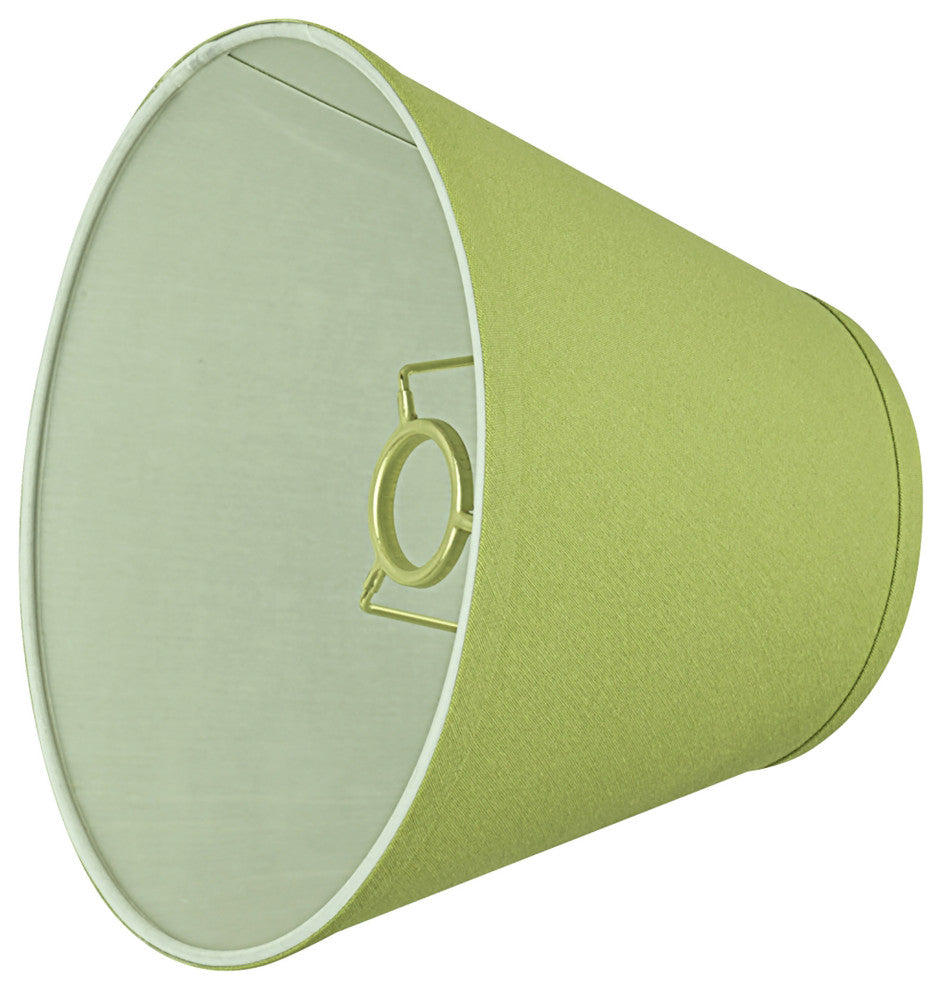 Aspen Creative 58905 Hardback Empire Shape UNO Lamp Shade, Lime Green (5"x9"x7")