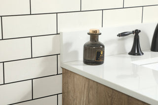 Home Living 19" Modern Natural Oak-Light Bathroom Vanity