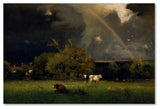 George Inness 'The Rainbow' Canvas Art, 24 x 16