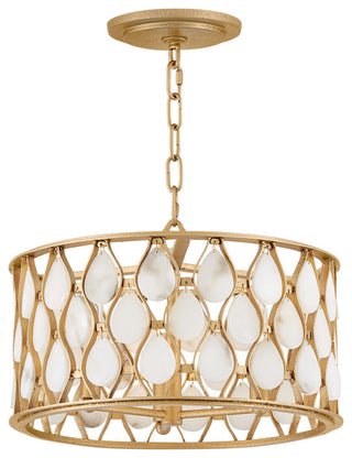 Fredrick Ramond Estie Medium Convertible Semi-Flush Mount, Piastra Gold