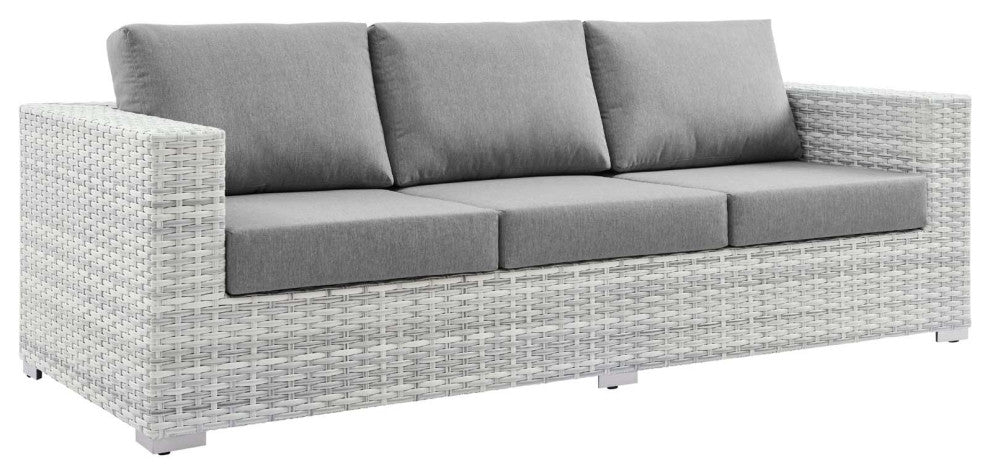 Convene 4-Piece Outdoor Patio Set - Light Gray Gray