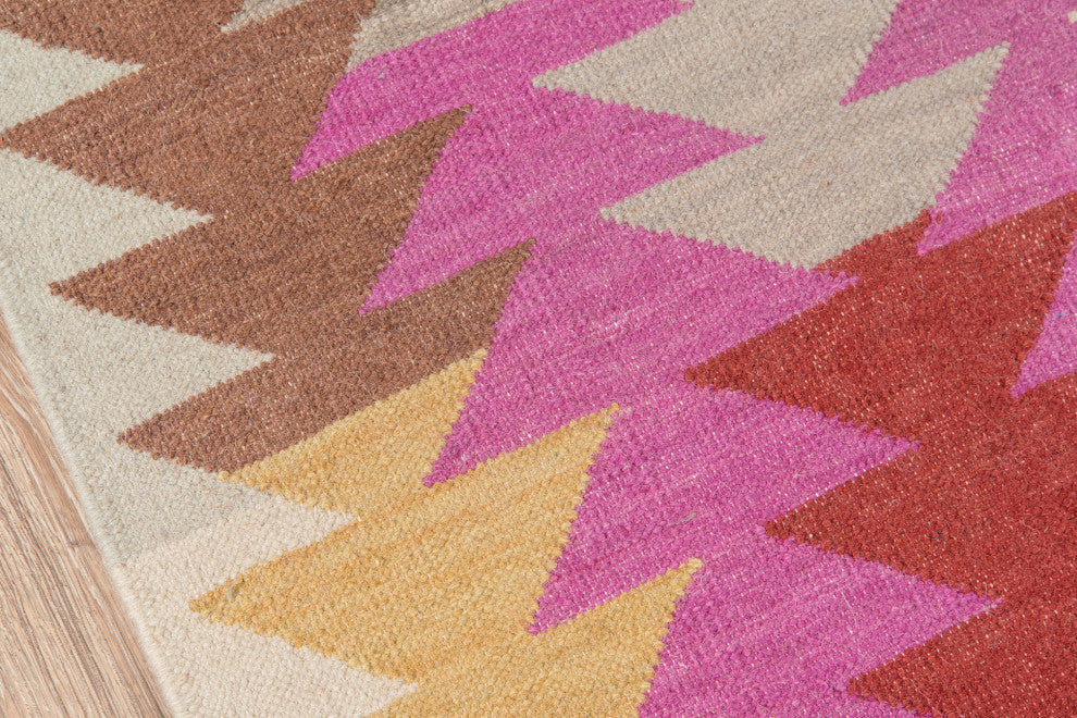 Caravan Hand-Woven Reversible Rug, Multi, 5'x7'6"