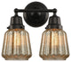 Innovations 623-2W-BK-G146 2-Light Bath Vanity Light, Matte Black