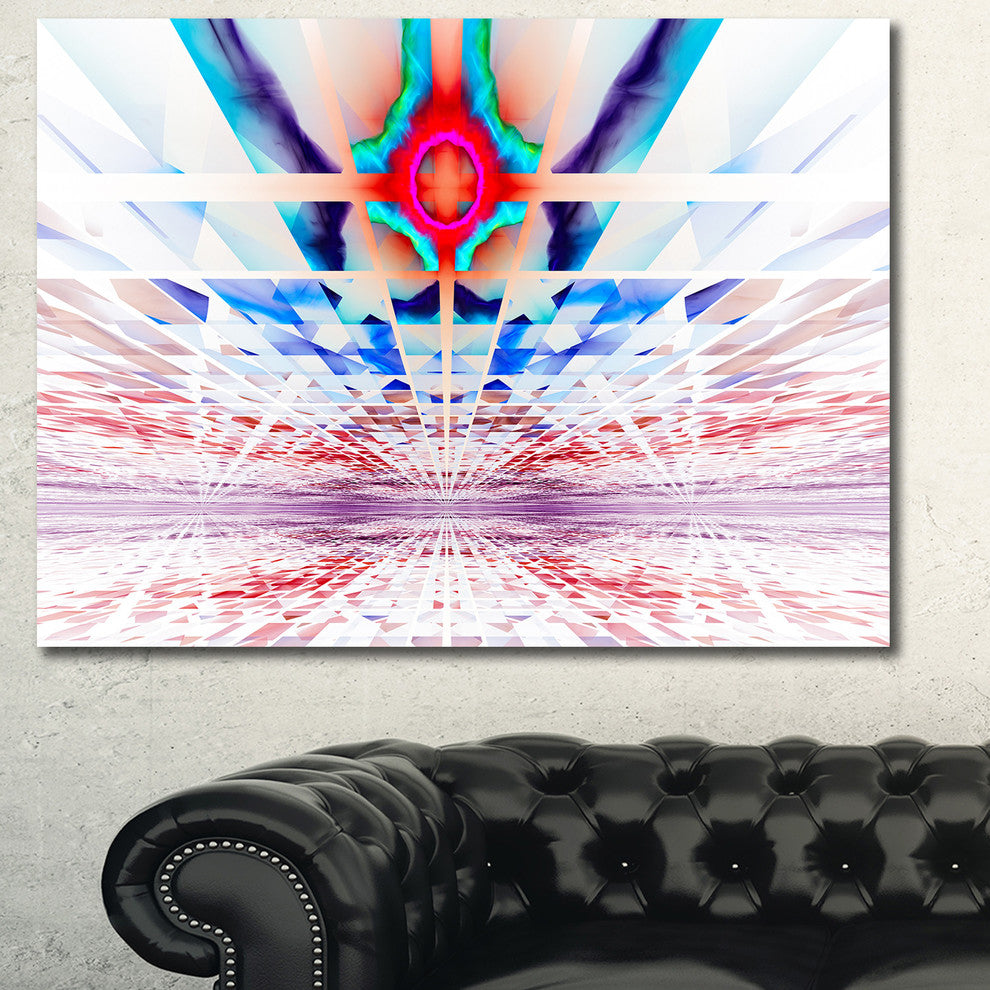 Cosmic Horizons Apocalypse, Oversized Abstract Canvas Art Print, 60x40