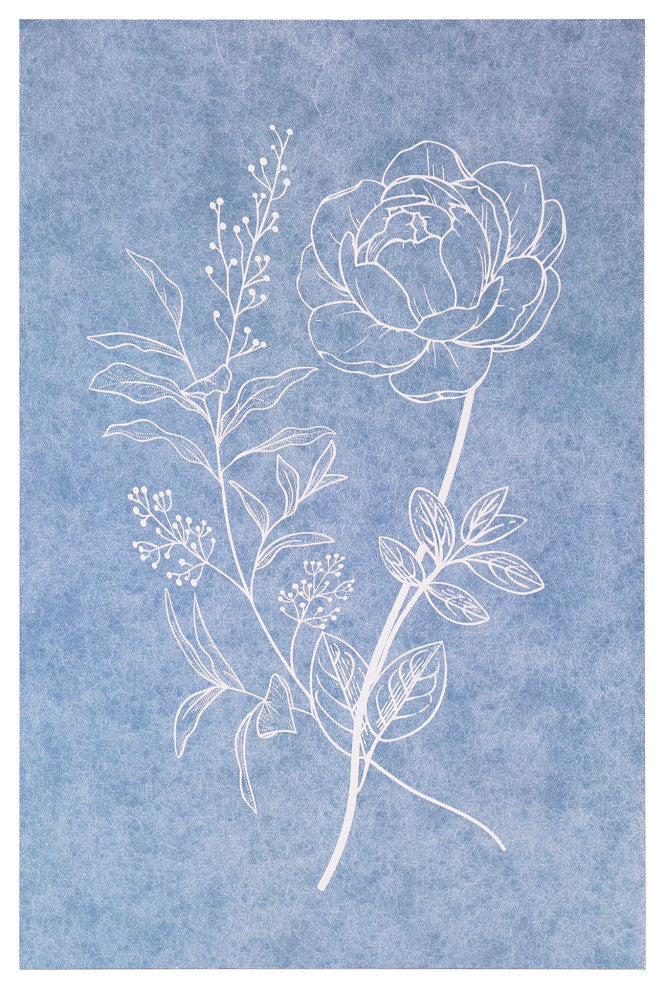 American Art Decor Wildflowers II Box Top Wall Art Print - 12" x 18"