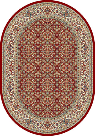 Ancient Garden Rug, 5'3"X7'7" Oval