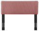 Headboard, King Size, Velvet, Pink, Modern Contemporary, Bedroom Master Suite