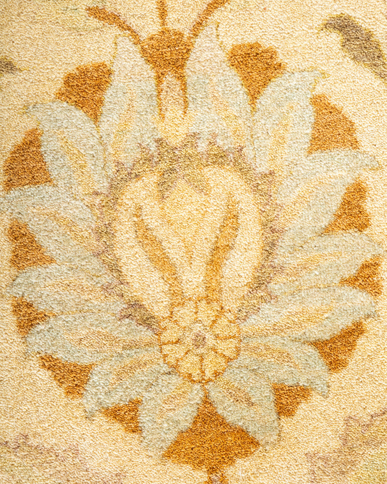 Mogul, One-of-a-Kind Hand-Knotted Area Rug, Ivory, 9' 1" x 11' 8"