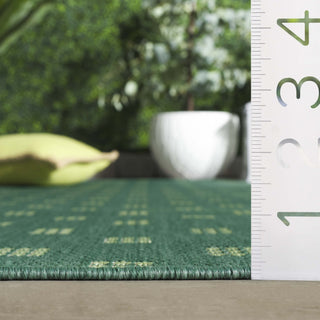 Safavieh Terrace Collection TER806 Rug, Dark Green/Light Green, 2'3"x8'